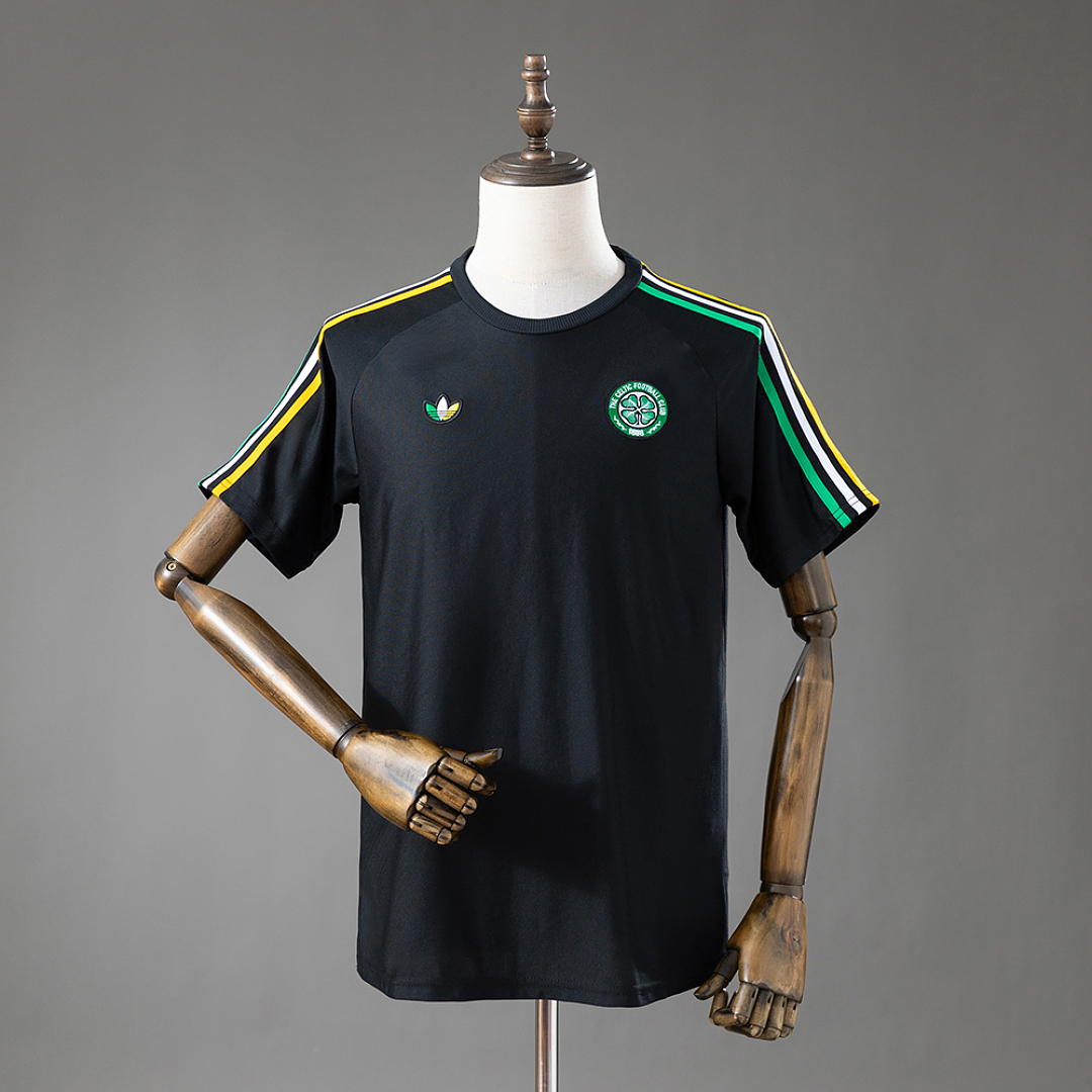 Celtic Terrace Icons T-Shirt Black S-XXL 3