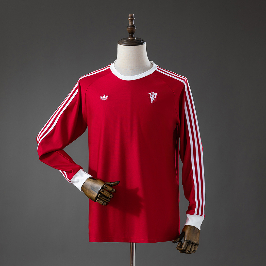 M-U Terrace Icons Long Sleeve T-Shirt Red S-XXL 3