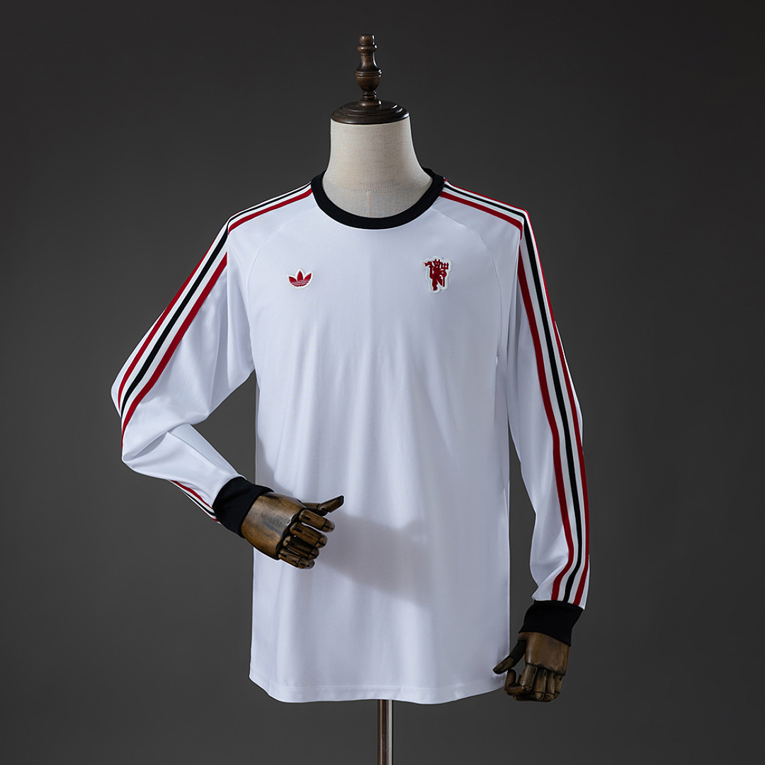 M-U Terrace Icons Long Sleeve T-Shirt White S-XXL 3