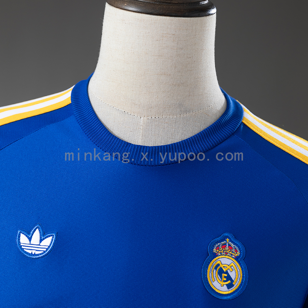 Real Madrid Terrace Icons Long Sleeve T-Shirt Blue S-XXL 7