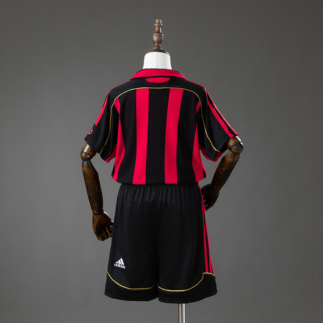 AC Milan 06/07 Home Retro Kids Kit Jersey Size 16-28 3