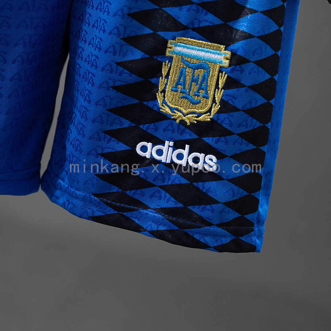 Argentina 1994 Away Retro Kids Kit Jersey SIZE 16-28 4