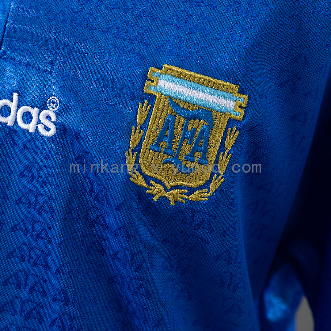 Argentina 1994 Away Retro Kids Kit Jersey SIZE 16-28 7