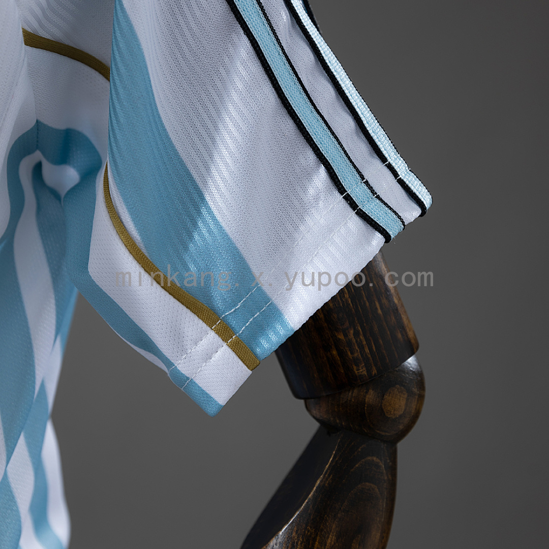 Argentina 1998 Home Retro Kids Kit Jersey Size 16-28 6