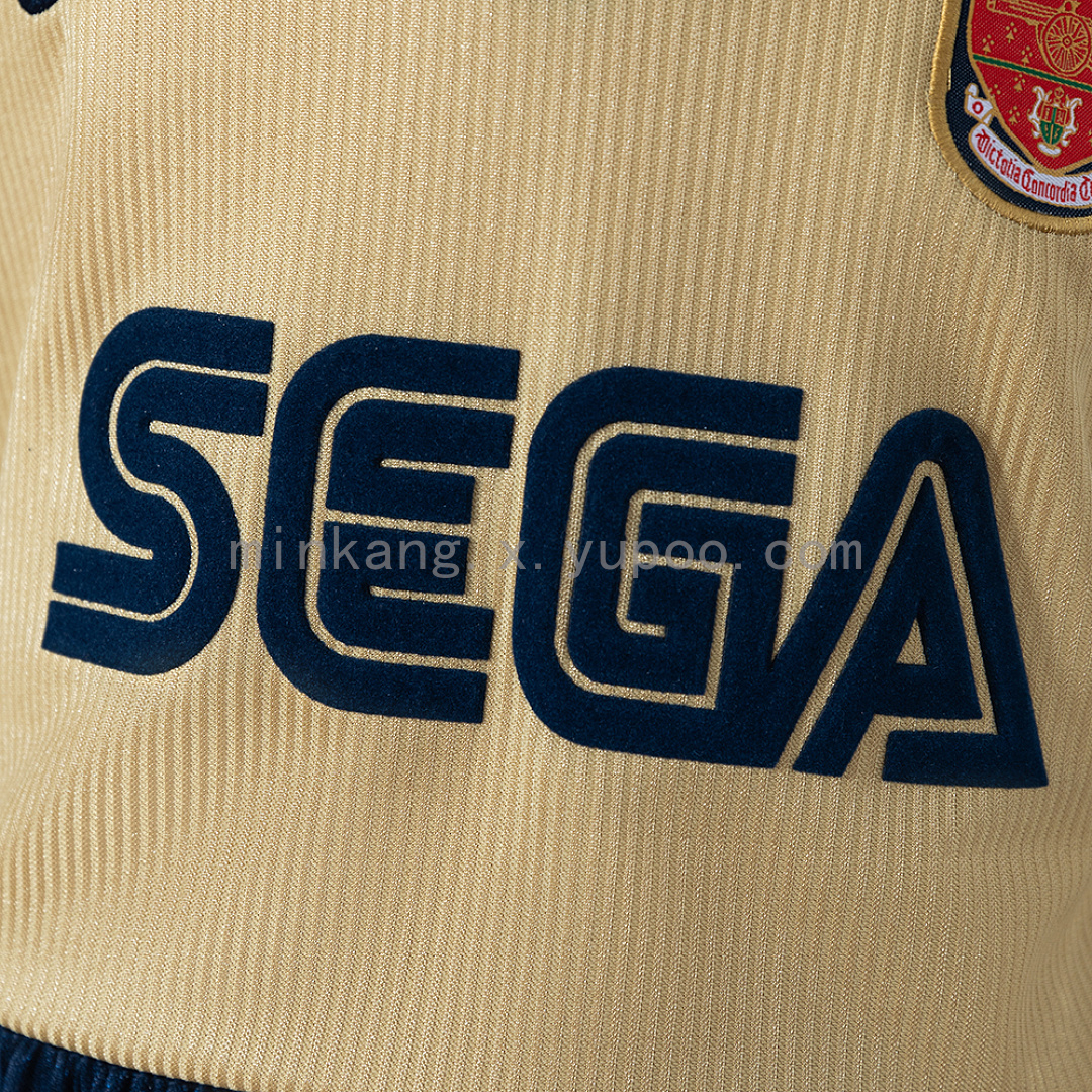 Arsenal 01/02 Away Retro Kids Kit Jersey SIZE 16-28 9