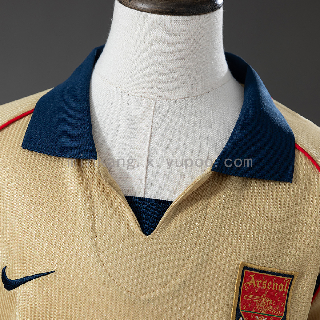 Arsenal 01/02 Away Retro Kids Kit Jersey SIZE 16-28 10