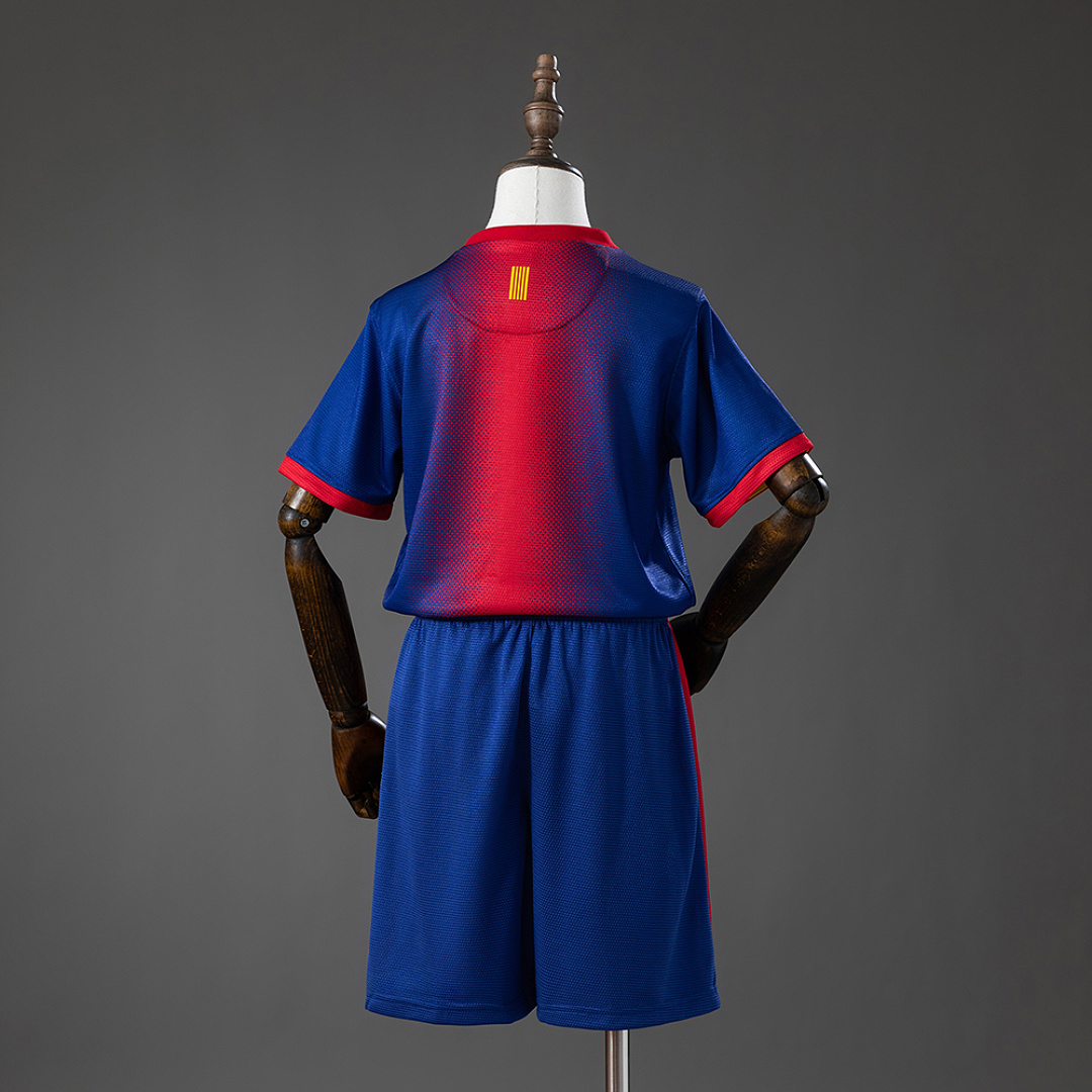 Barcelona 12/13 Home Retro Kids Kit Jersey Size 16-28 2