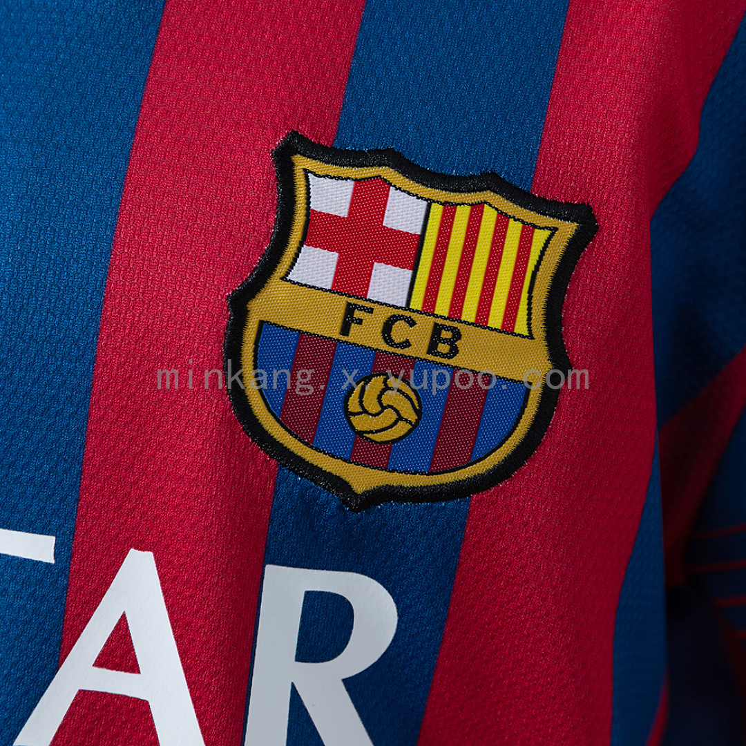 Barcelona 13/14 Home Retro Kids Kit Jersey Size 16-28 8