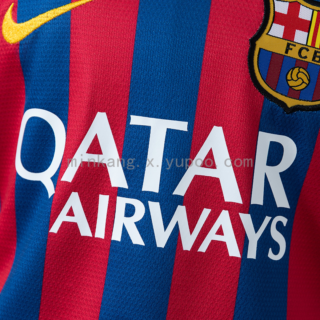 Barcelona 13/14 Home Retro Kids Kit Jersey Size 16-28 9