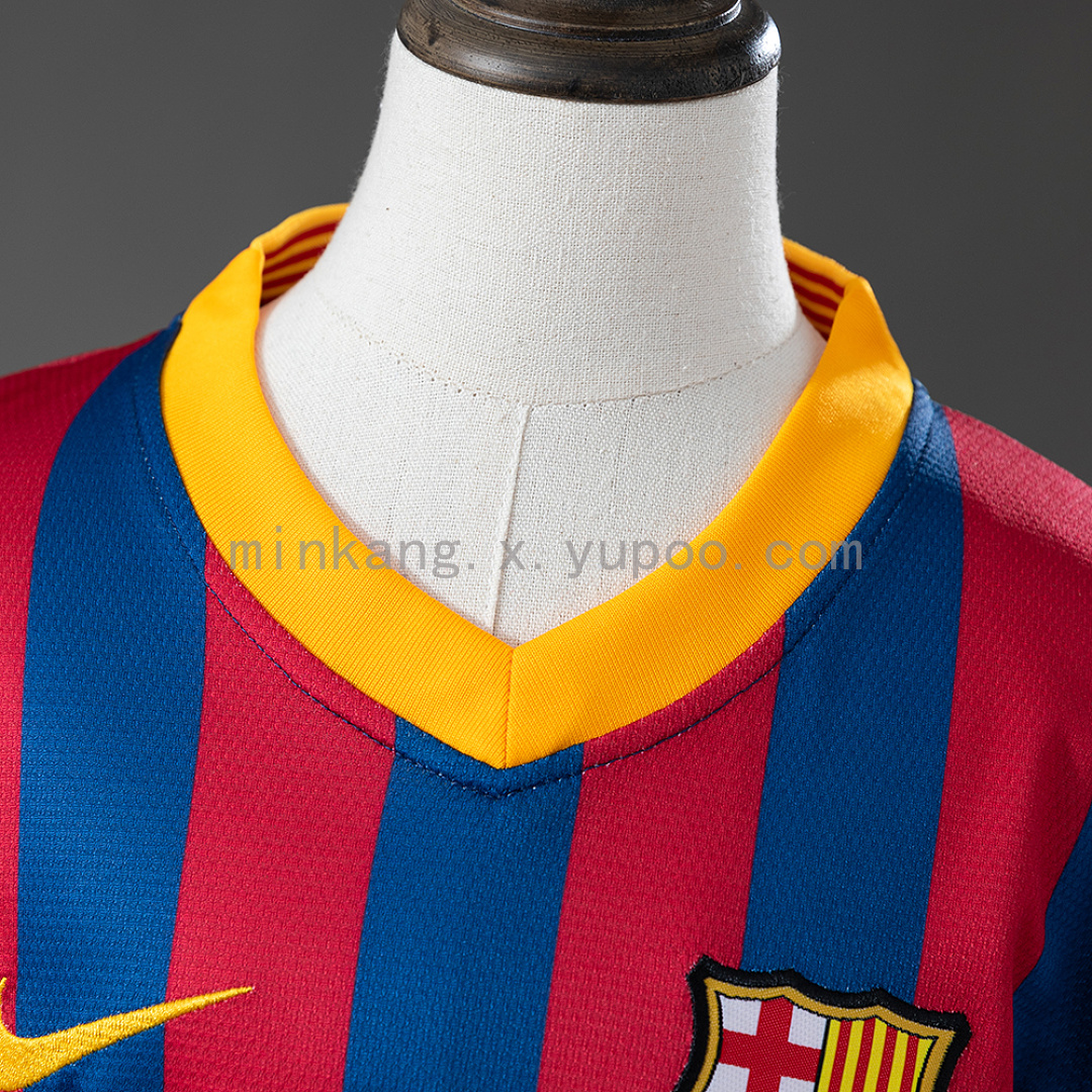 Barcelona 13/14 Home Retro Kids Kit Jersey Size 16-28 10