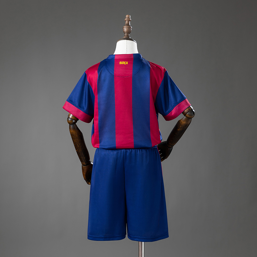 Barcelona 14/15 Home Retro Kids Kit Jersey Size 16-28 2