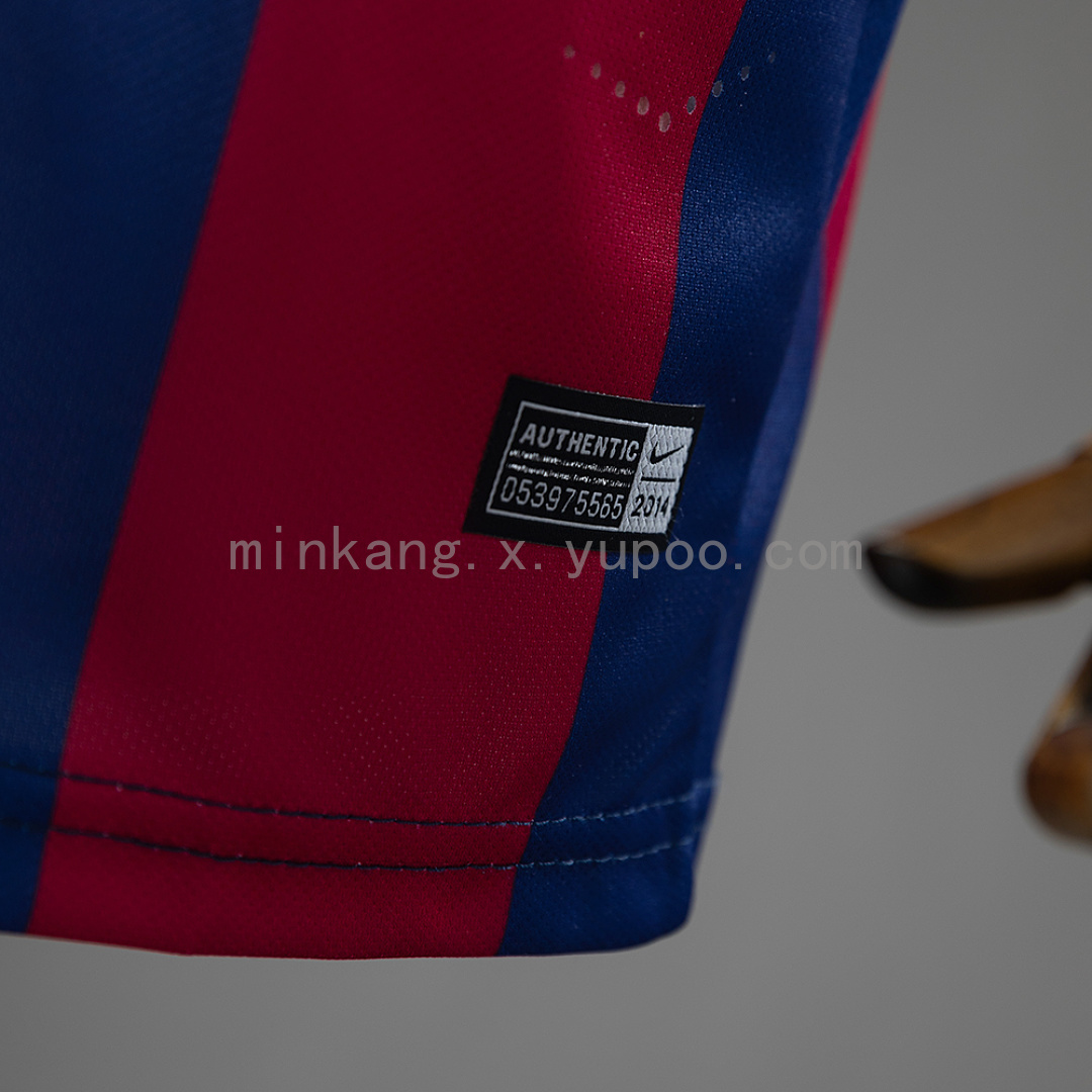 Barcelona 14/15 Home Retro Kids Kit Jersey Size 16-28 12