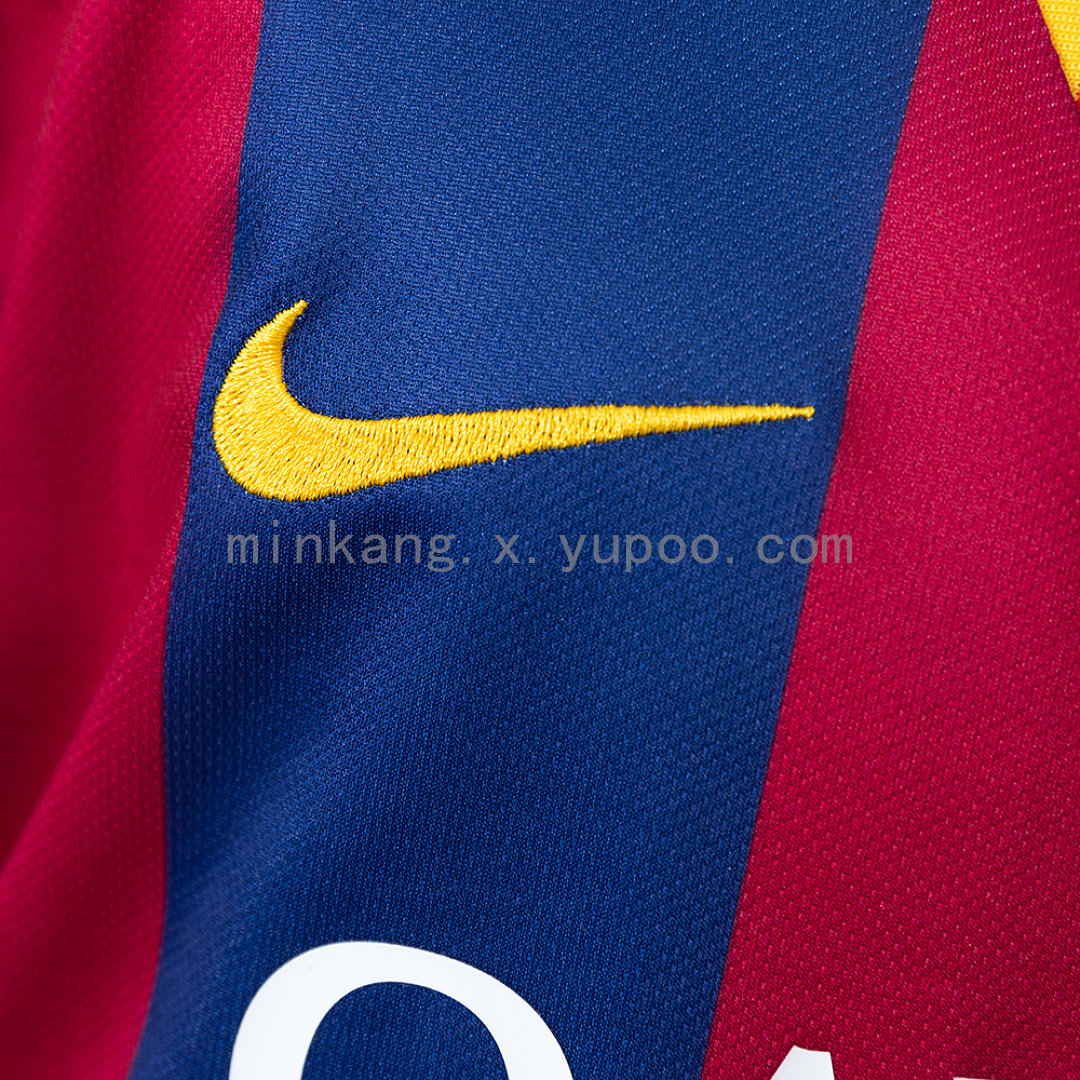 Barcelona 14/15 Home Retro Kids Kit Jersey Size 16-28 7