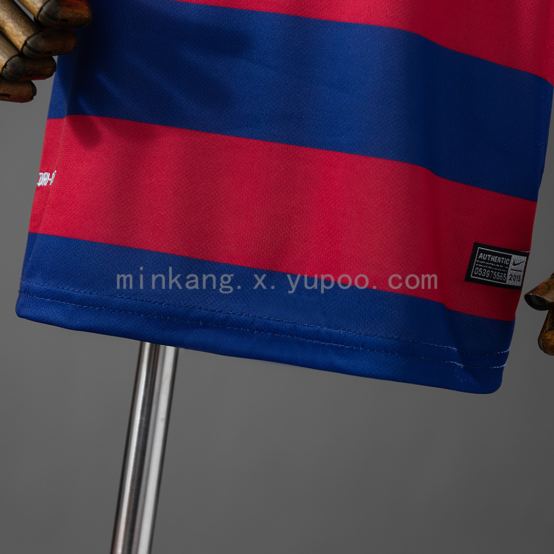 Barcelona 15/16 Home Retro Kids Kit Jersey Size 16-28 13