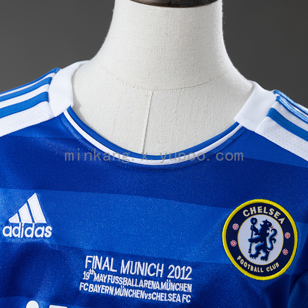 Chelsea 11/12 Home (UEFA Champions League) Retro Kids Kit Jersey Size 16-28 10