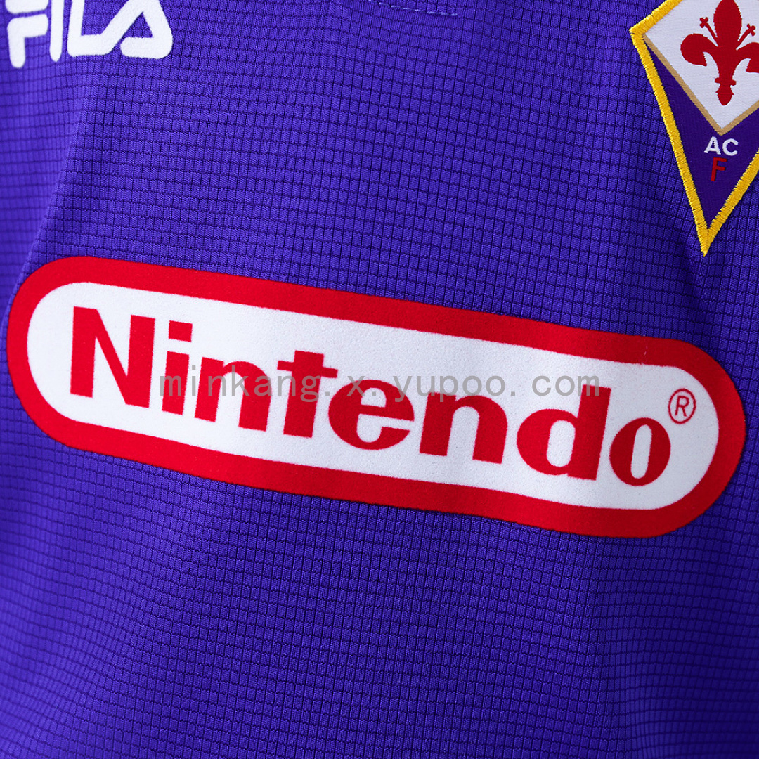 Fiorentina 98/99 Home Retro Kids Kit Jersey Size 16-28 9