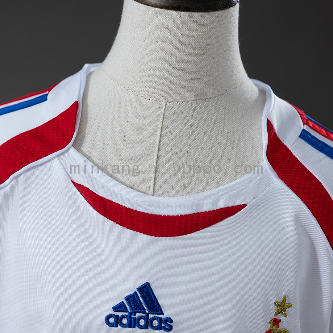 France 2006 Home Retro Kids Kit Jersey SIZE 16-28 9