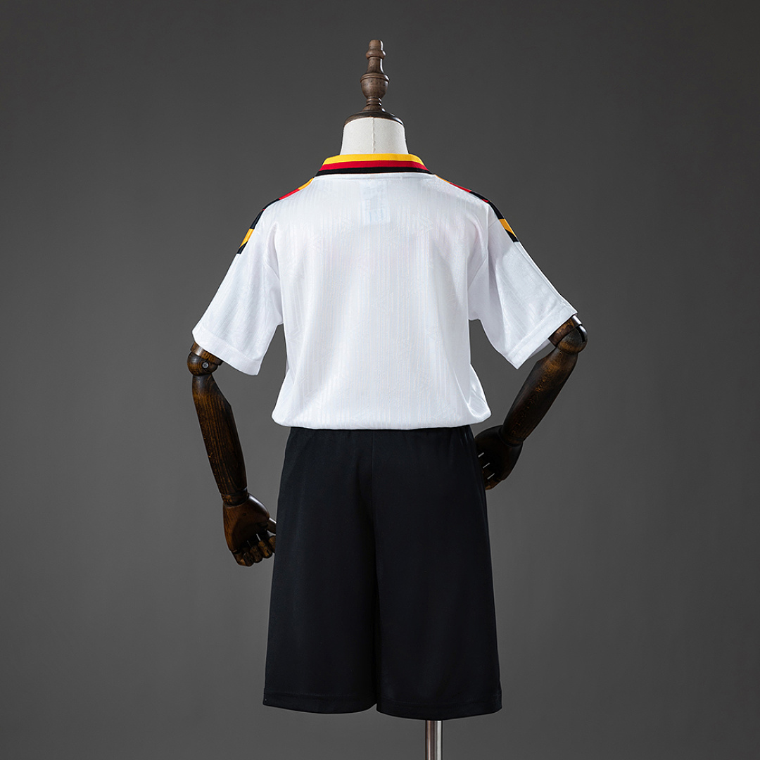 Germany 1994 Home Retro Kids Kit Jersey SIZE 16-28 2