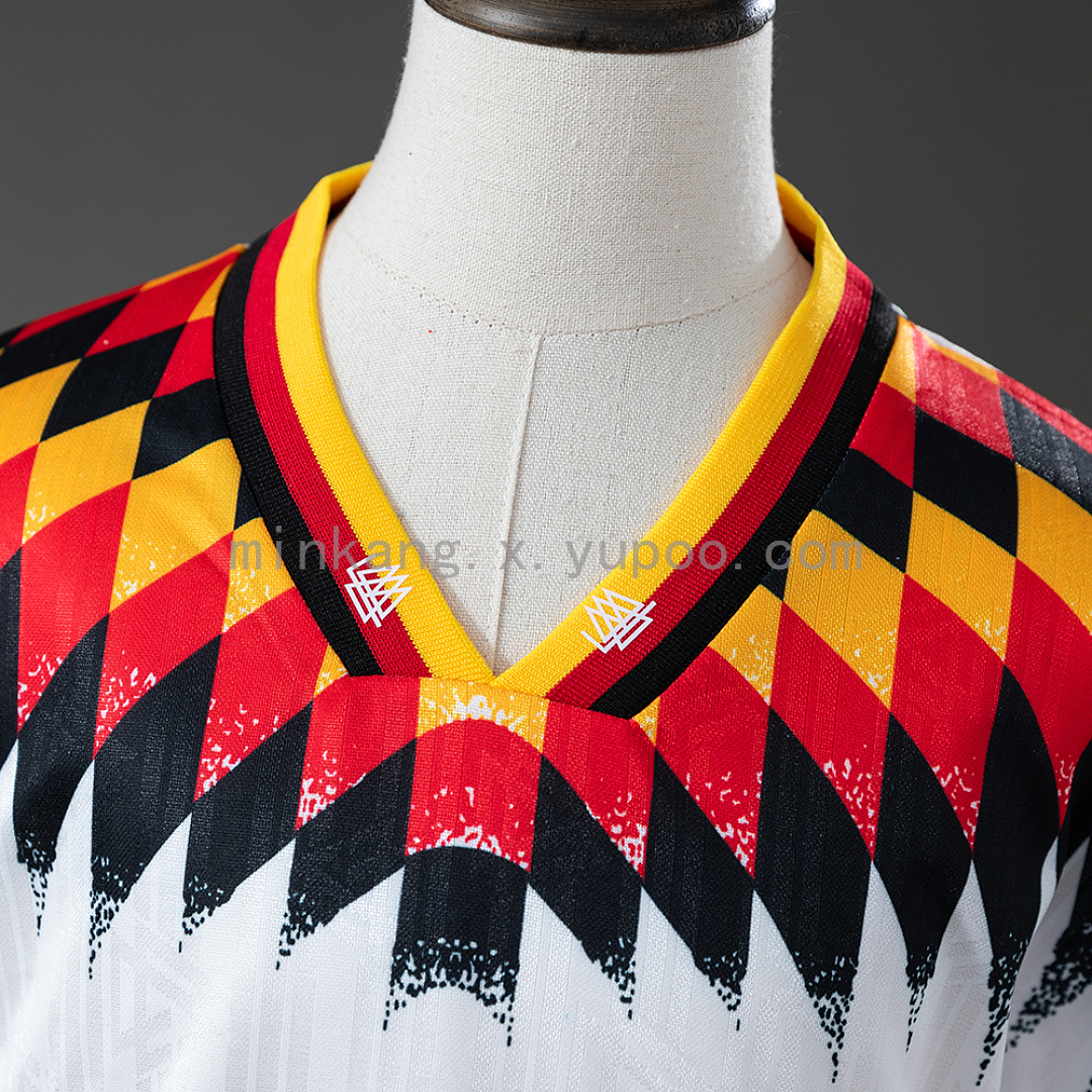 Germany 1994 Home Retro Kids Kit Jersey SIZE 16-28 9