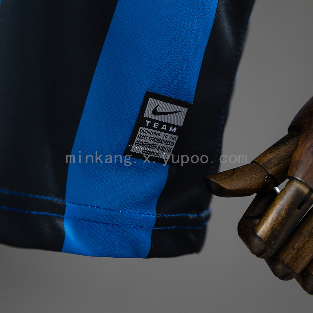 Inter Milan 09/10 Home (UEFA Champions League) Retro Kids Kit Jersey SIZE 16-28 12