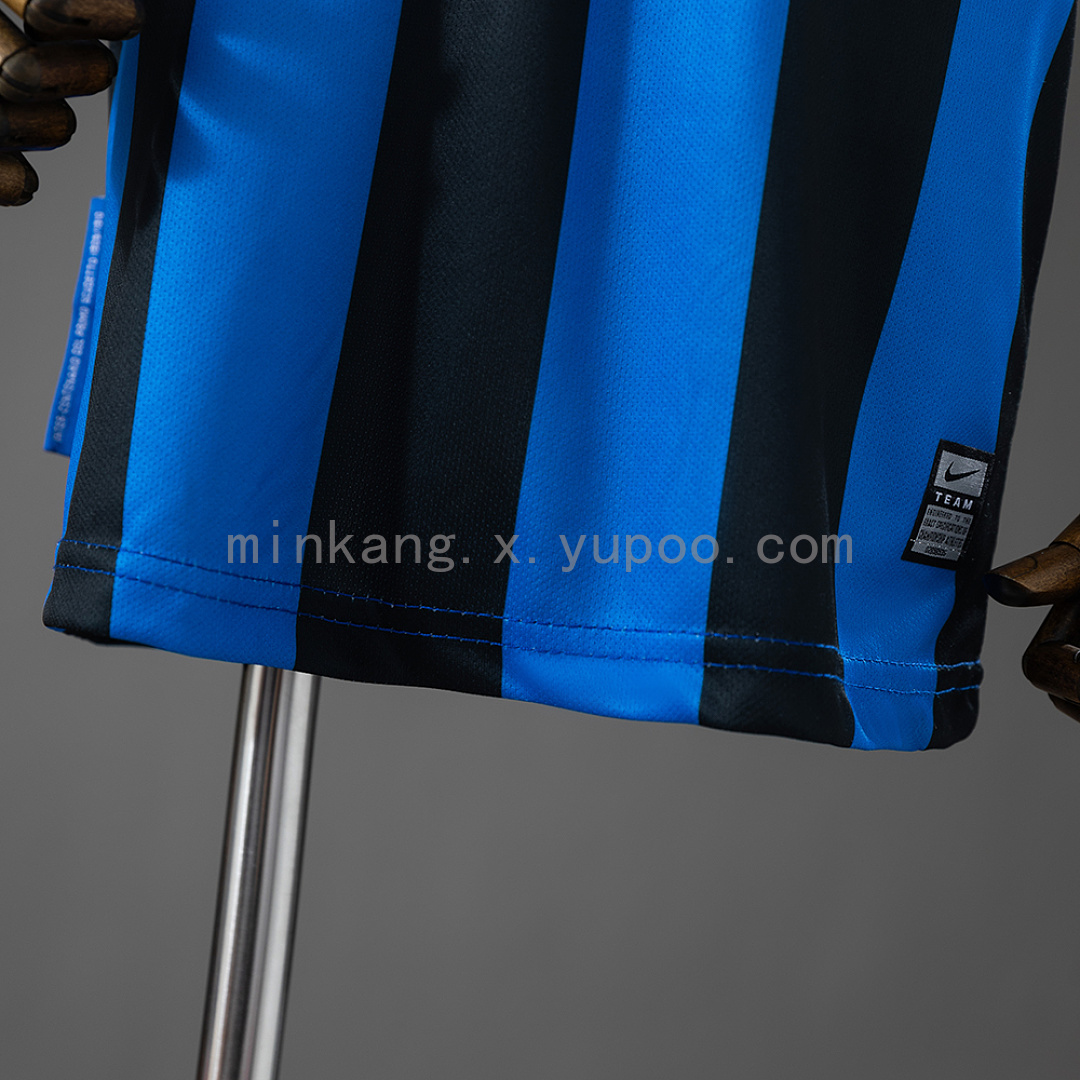 Inter Milan 09/10 Home (UEFA Champions League) Retro Kids Kit Jersey SIZE 16-28 13