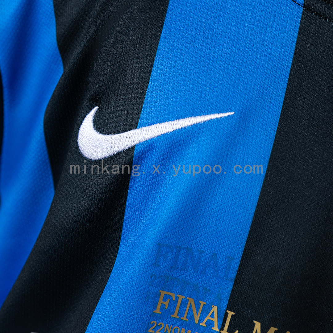 Inter Milan 09/10 Home (UEFA Champions League) Retro Kids Kit Jersey SIZE 16-28 7