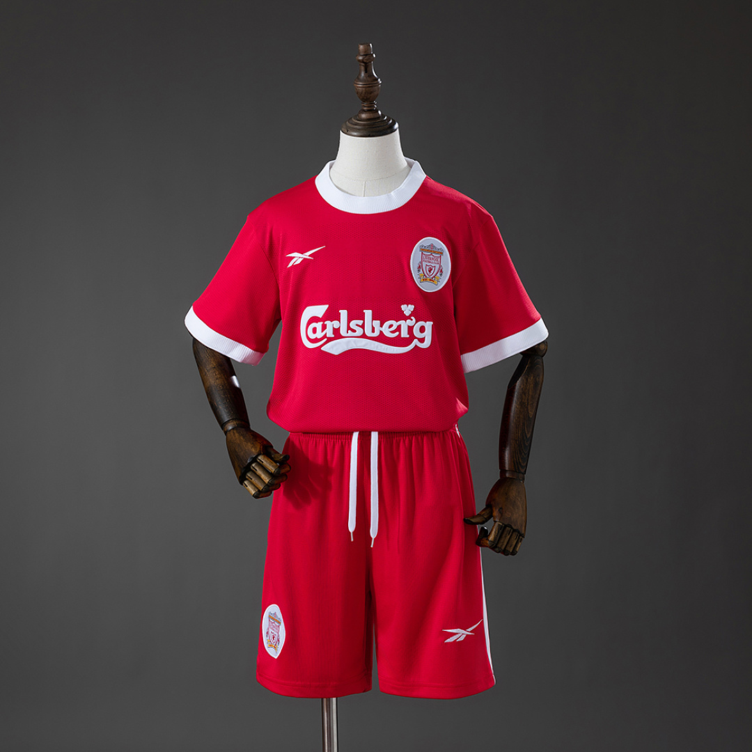 LFC 95/96 Home Retro Kids Kit Jersey Size 16-28