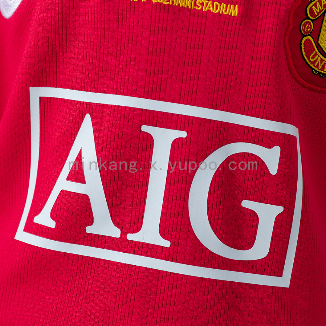 M-U 07/08 Home Retro Kids Kit Jersey Size 16-28 10