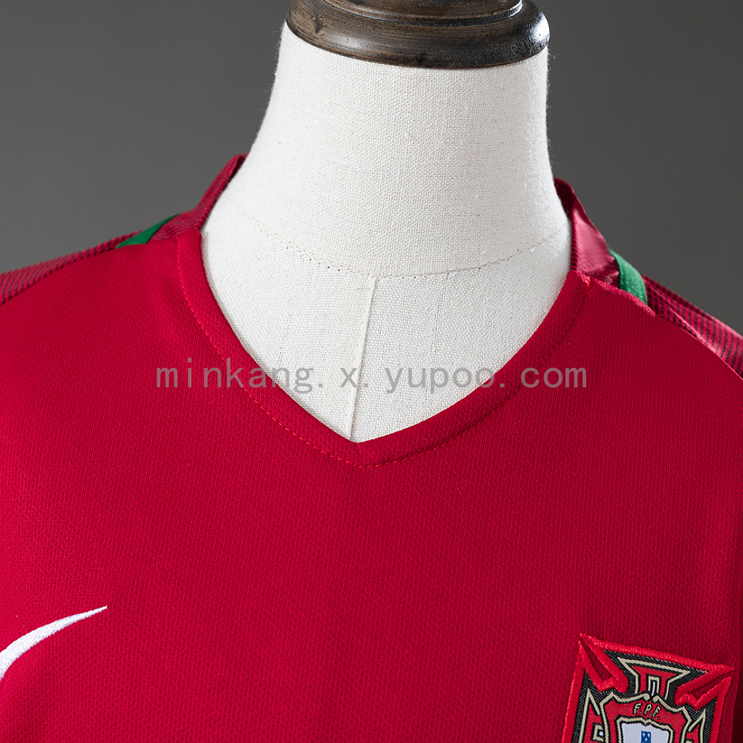 Portugal 16/17 Home Retro Kids Kit Jersey Size 16-28 9
