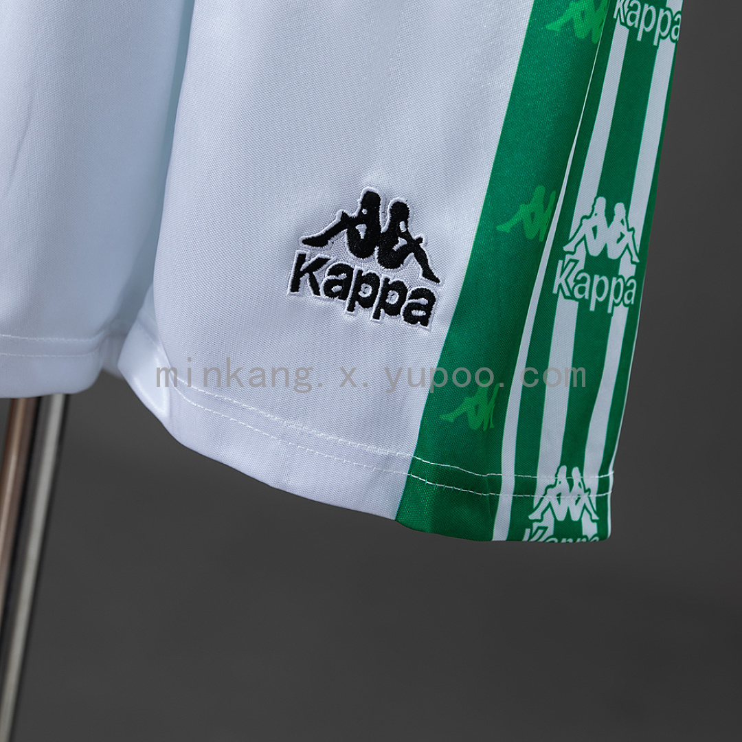 Real Betis 95/97 Home Retro Kids Kit Jersey SIZE 16-28 4