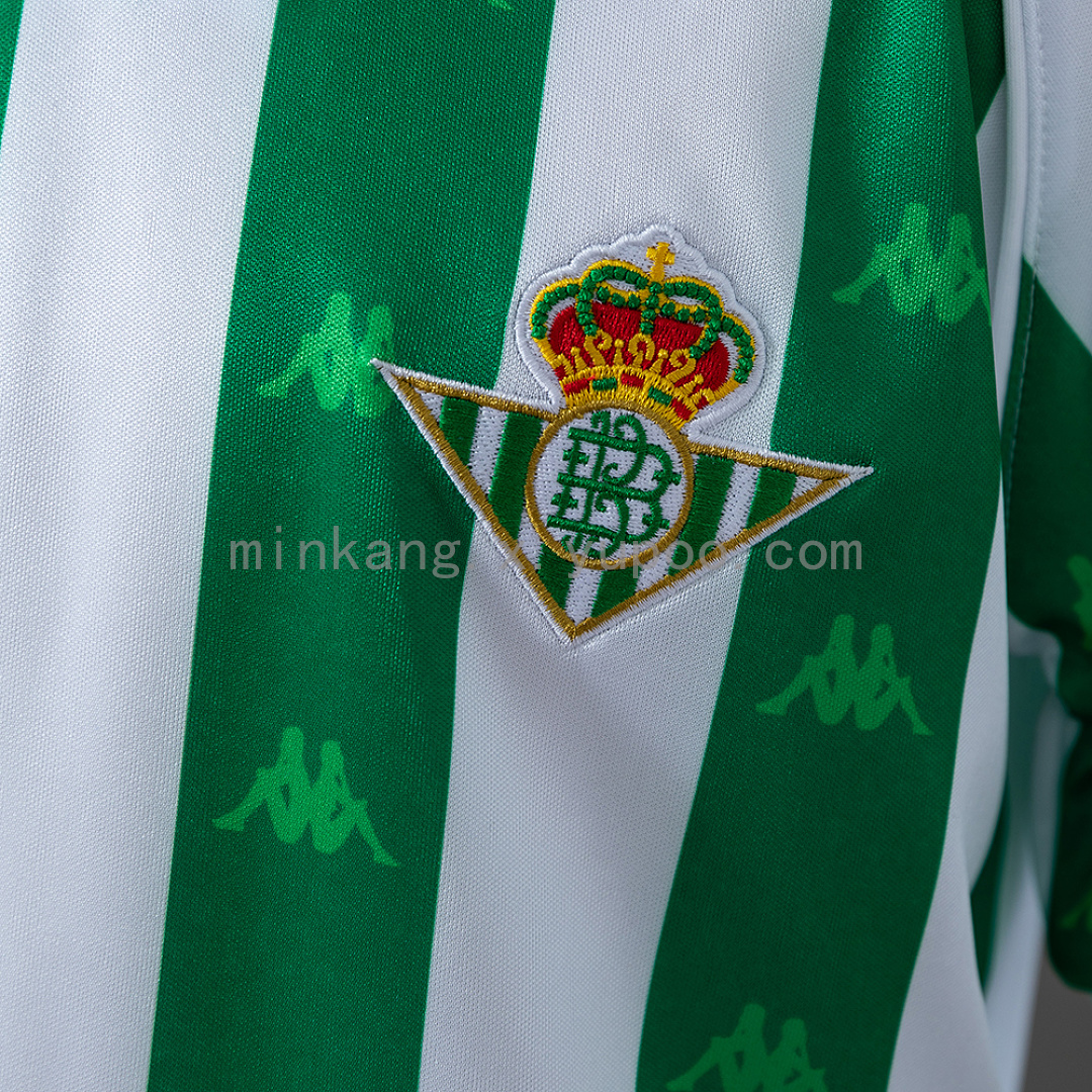 Real Betis 95/97 Home Retro Kids Kit Jersey SIZE 16-28 8