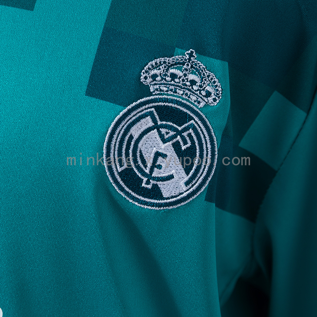 Real Madrid 17/18 Third Away Retro Kids Kit Jersey Size 16-28 8