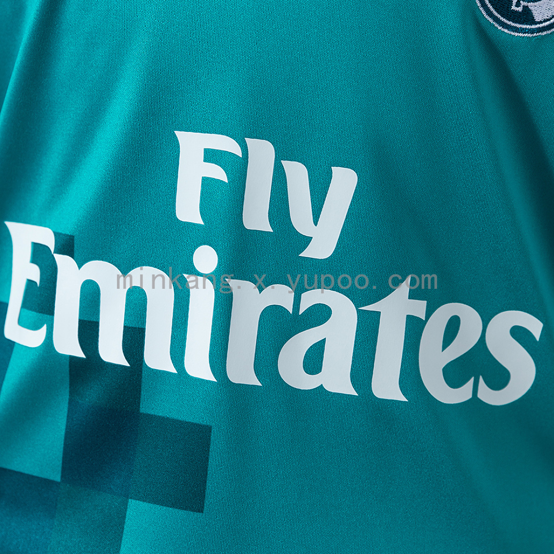 Real Madrid 17/18 Third Away Retro Kids Kit Jersey Size 16-28 9
