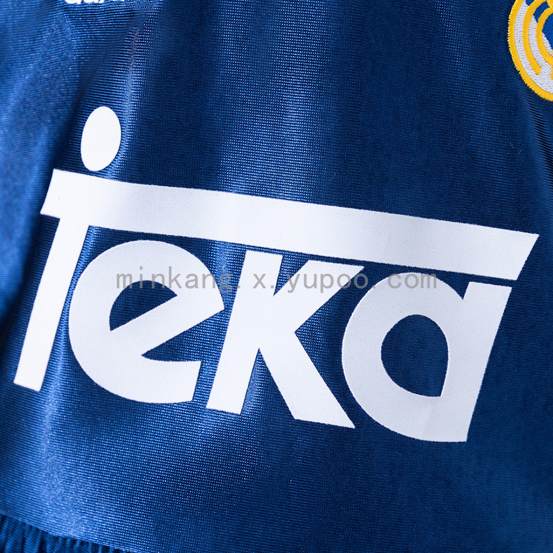 Real Madrid 98/00 Third Away Retro Kids Kit Jersey SIZE 16-28 9
