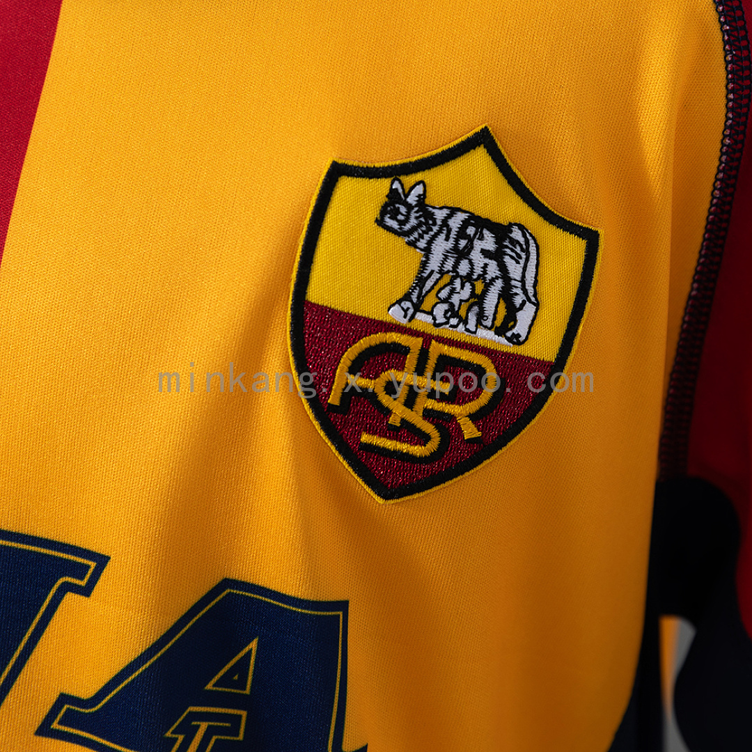 Roma 00/01 Champion Edition Retro Kids Kit Jersey SIZE 16-28 8