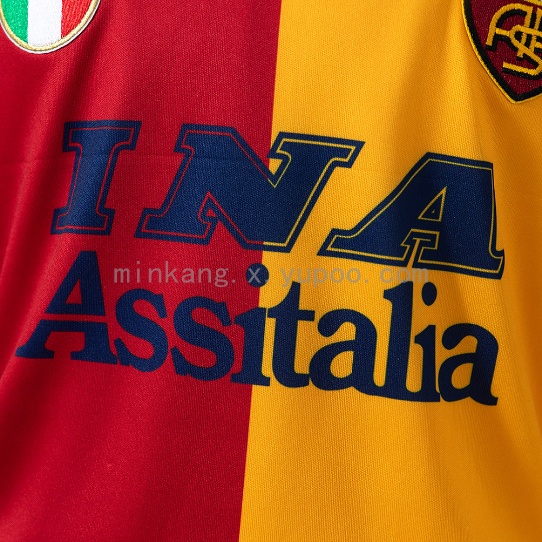 Roma 00/01 Champion Edition Retro Kids Kit Jersey SIZE 16-28 9
