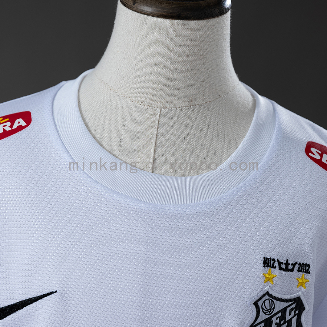 Santos 12/13 Home Retro Kids Kit Jersey Size 16-28 10