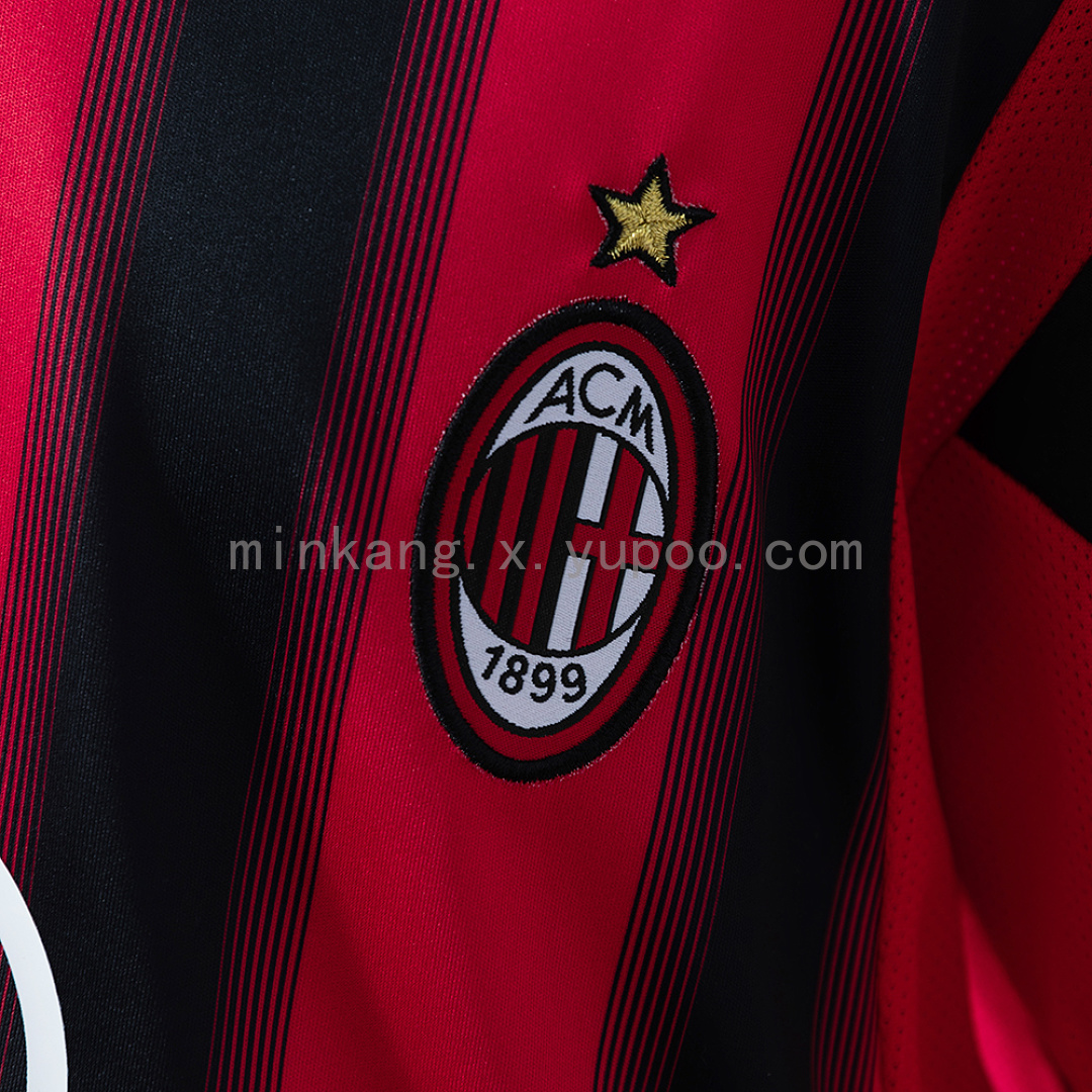 AC Milan 04/05 Home Retro Kids Kit Jersey Size 16-28 8