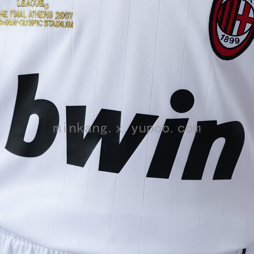 AC Milan 06/07 Away Retro Kids Kit Jersey Size 16-28 11