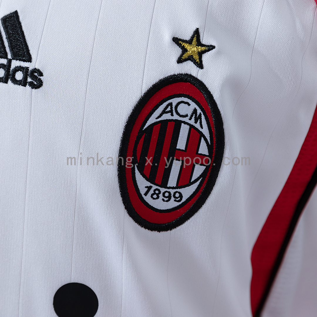 AC Milan 06/07 Away Retro Kids Kit Jersey Size 16-28 9