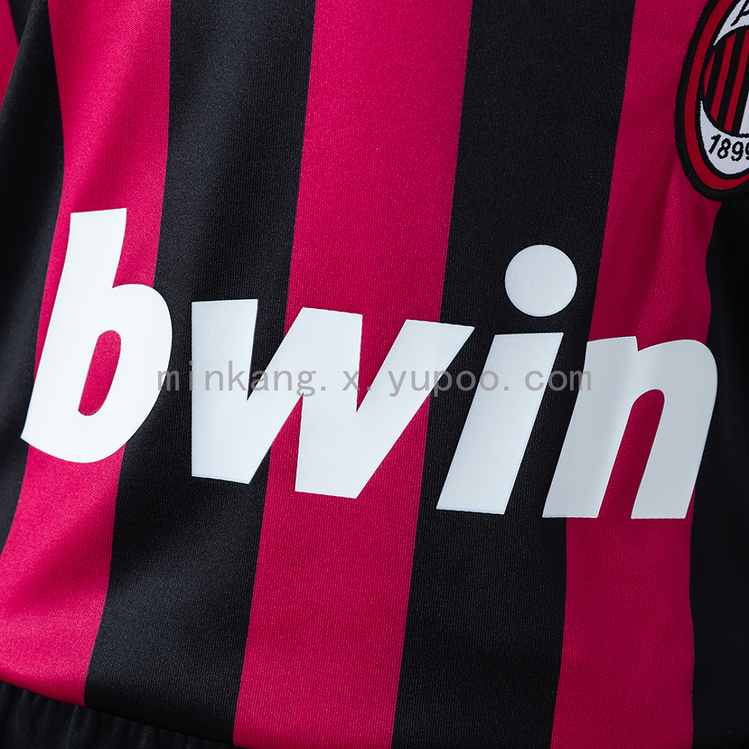 AC Milan 09/10 Home Retro Kids Kit Jersey Size 16-28 10