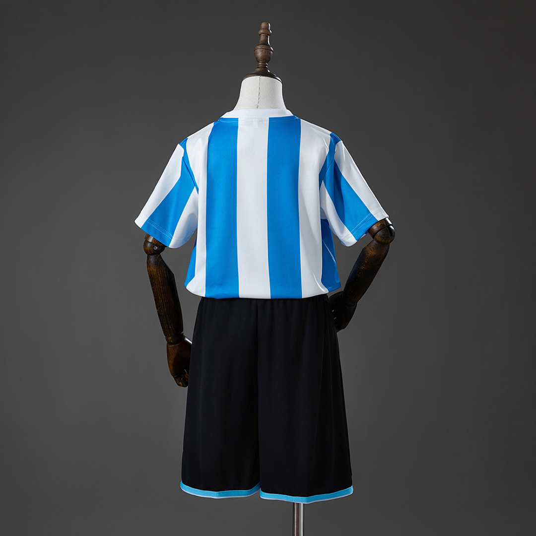 Argentina 1986 Home Retro Kids Kit Jersey Size 16-28 2