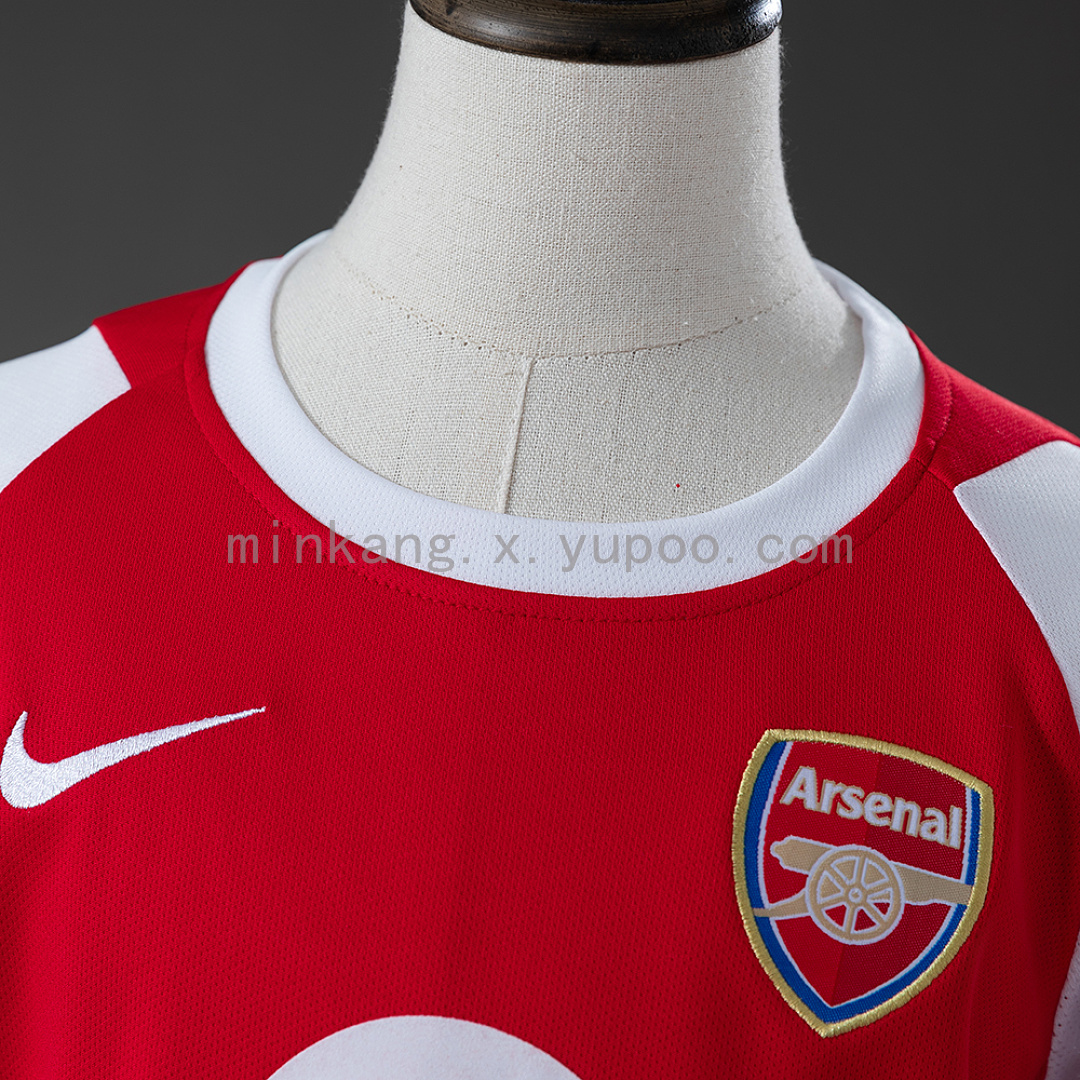 Arsenal 02/04 Home Retro Kids Kit Jersey Size 16-28 10