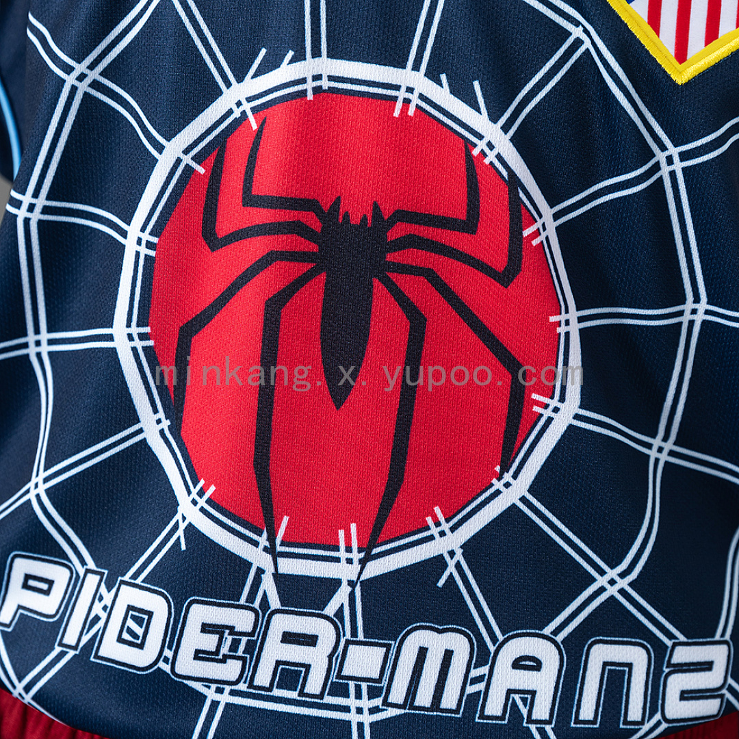 Atletico Madrid 04/05 Away Retro Long-Sleeve Kids Kit Jersey SIZE 16-28 9