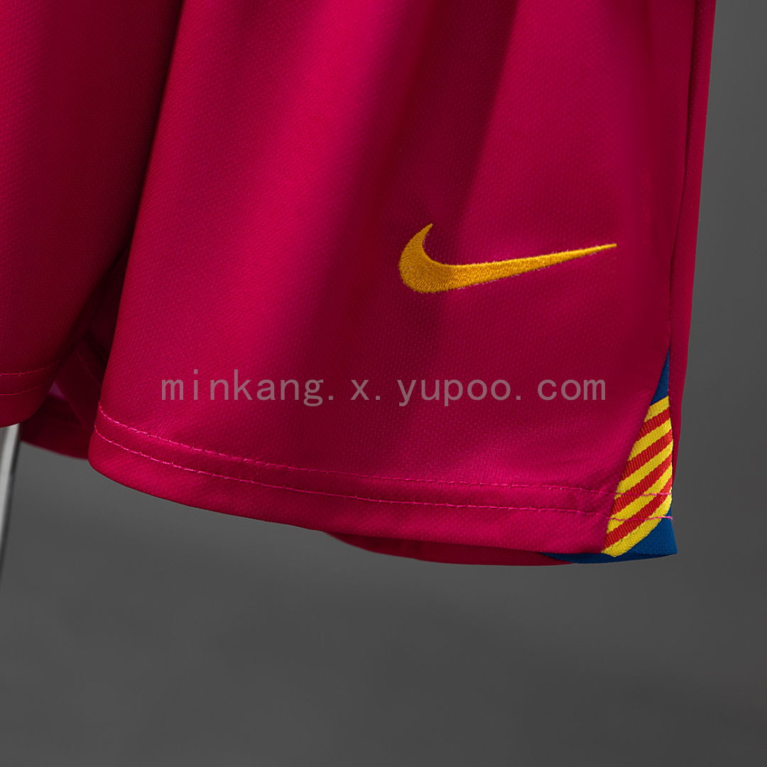 Barcelona 05/06 Home (UEFA Champions League) Retro Long Sleeve Kids Kit Jersey SIZE 16-28 4
