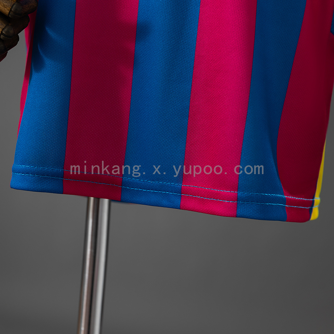 Barcelona 05/06 Home (UEFA Champions League) Retro Long Sleeve Kids Kit Jersey SIZE 16-28 10
