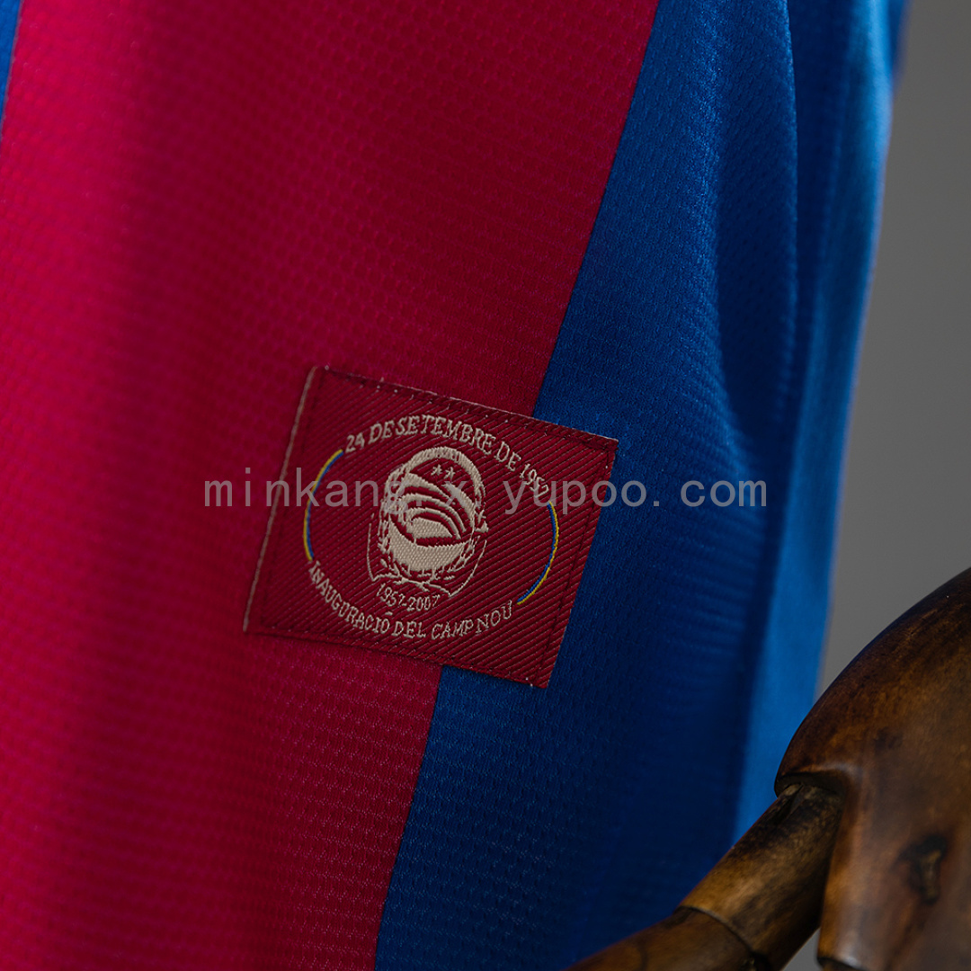 Barcelona 07/08 Home Retro Kids Kit Jersey Size 16-28 12