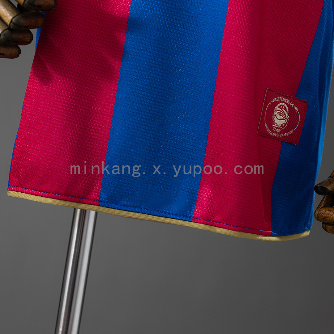 Barcelona 07/08 Home Retro Kids Kit Jersey Size 16-28 13
