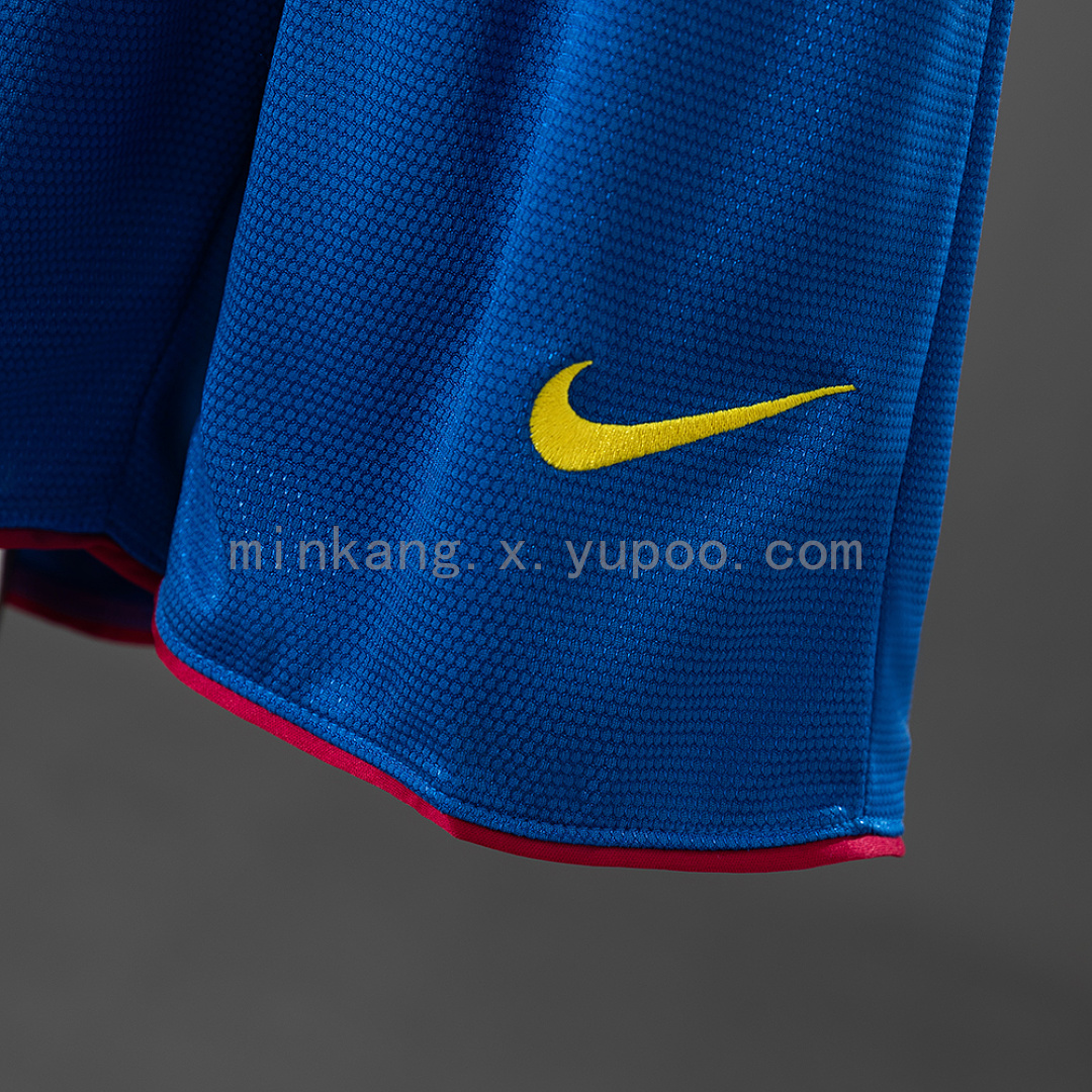 Barcelona 07/08 Home Retro Kids Kit Jersey Size 16-28 4