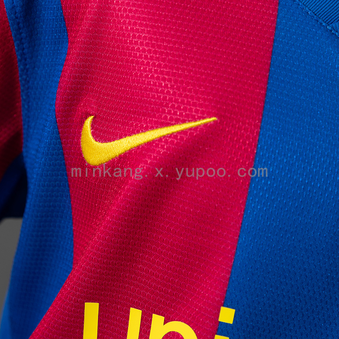 Barcelona 07/08 Home Retro Kids Kit Jersey Size 16-28 7
